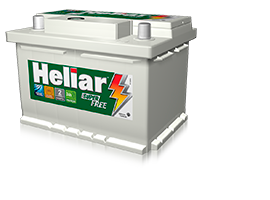 Logotipo da Bateria Heliar HF60DD